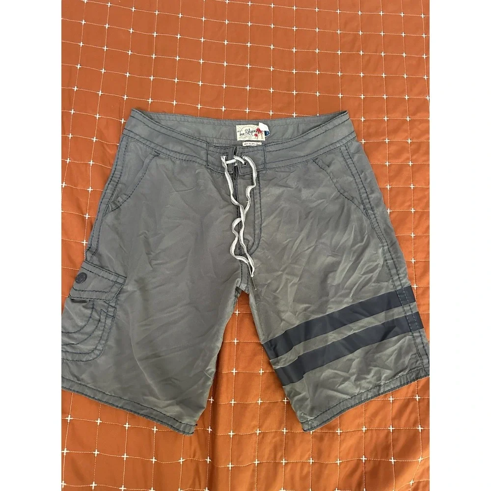 True Religion Y2K 2000s/2010s Board Shorts Sz 32 Rare Surf Shorts